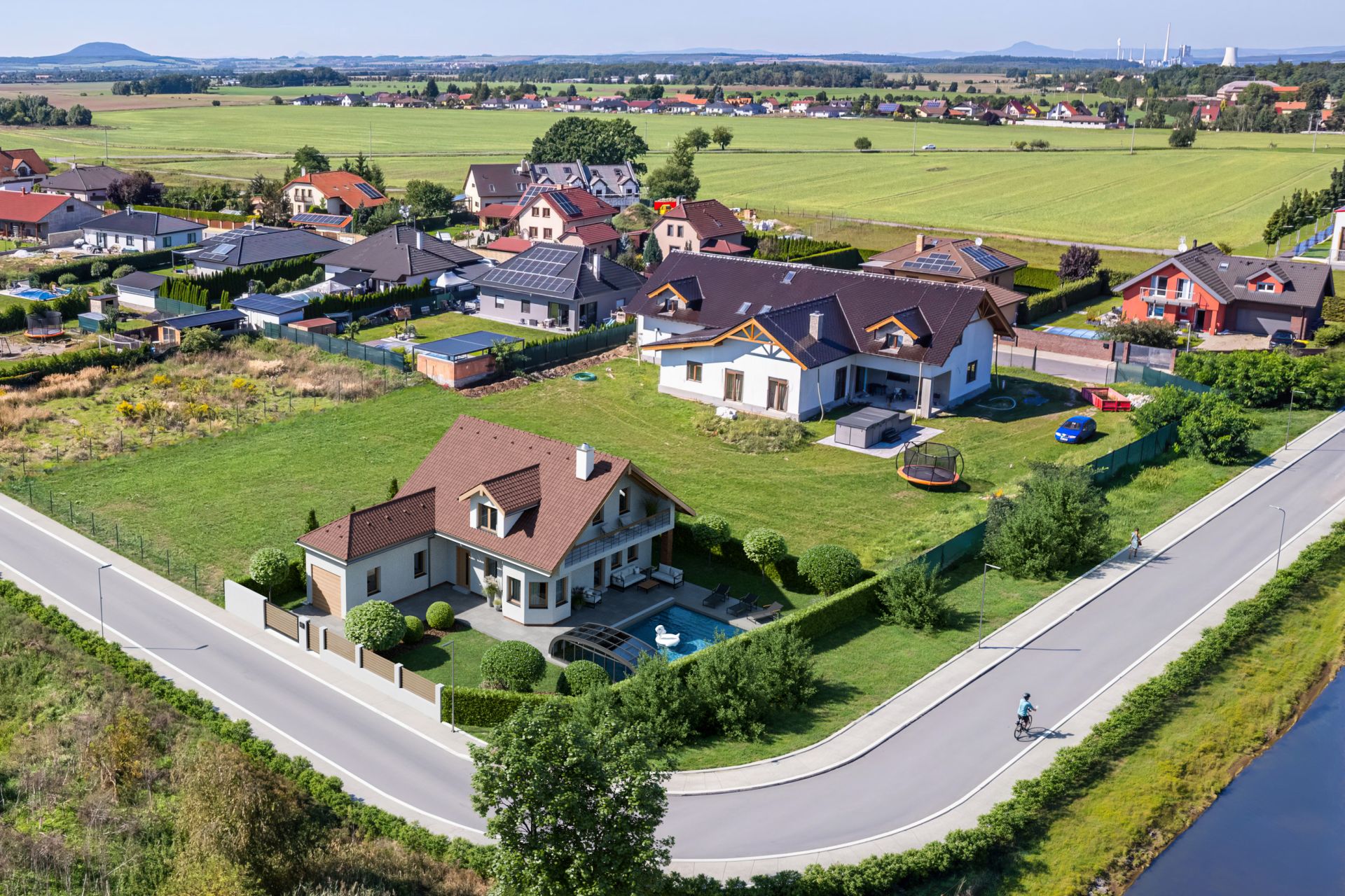 Projekt Bílé břehy - lukrativní pozemek - výstavba domu